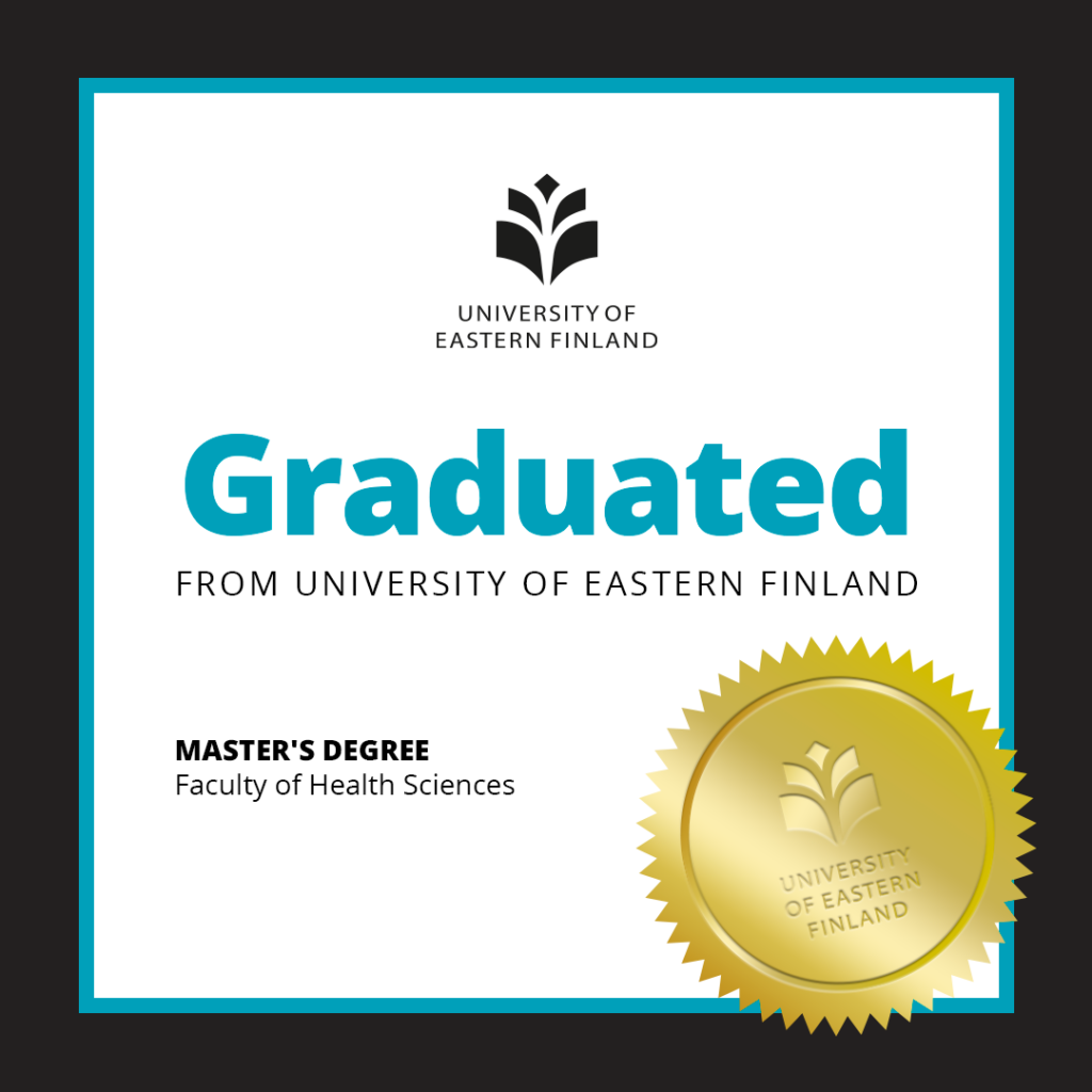 Registered dietitian, Master of Science